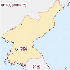朝鲜国土面积示意图